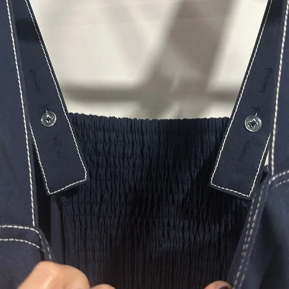 NWT A New Day Nautical Twist Tie Front Dress - Picture 8 of 13